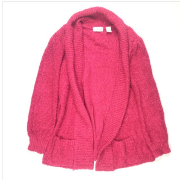 FINAL SALE M VINTAGE Chunky Knit Cardigan Sweater - Picture 1 of 6
